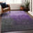 Sorella Purple Washable Indoor-Outdoor Rug - -379545941