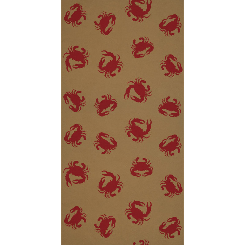 Rouleau de table en papier crabe Kraft