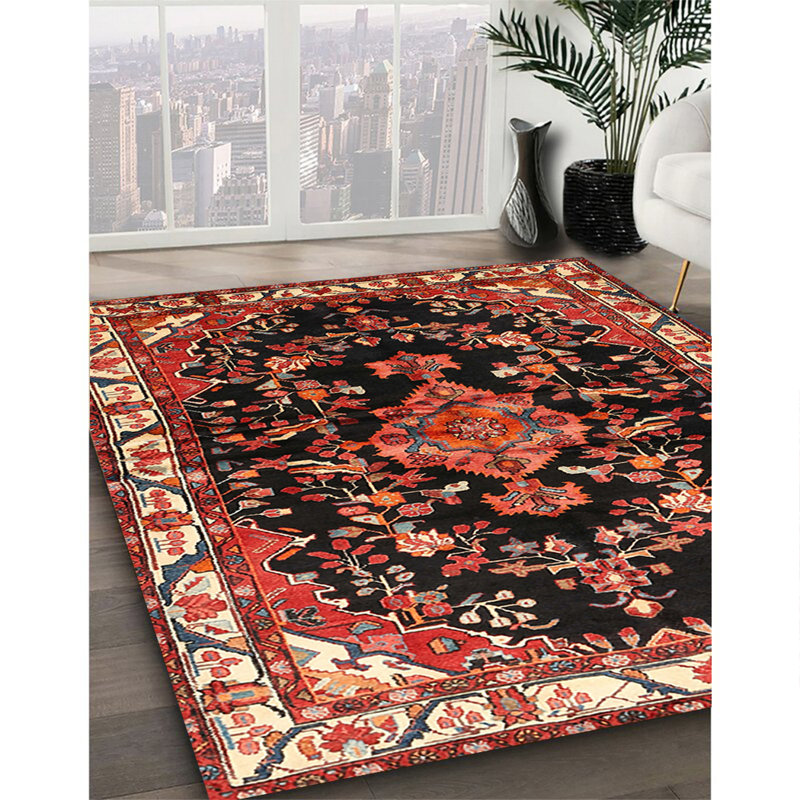 Oriental Indoor Rug, Rectangle 7' x 9'