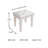 Diellza Vanity Stool