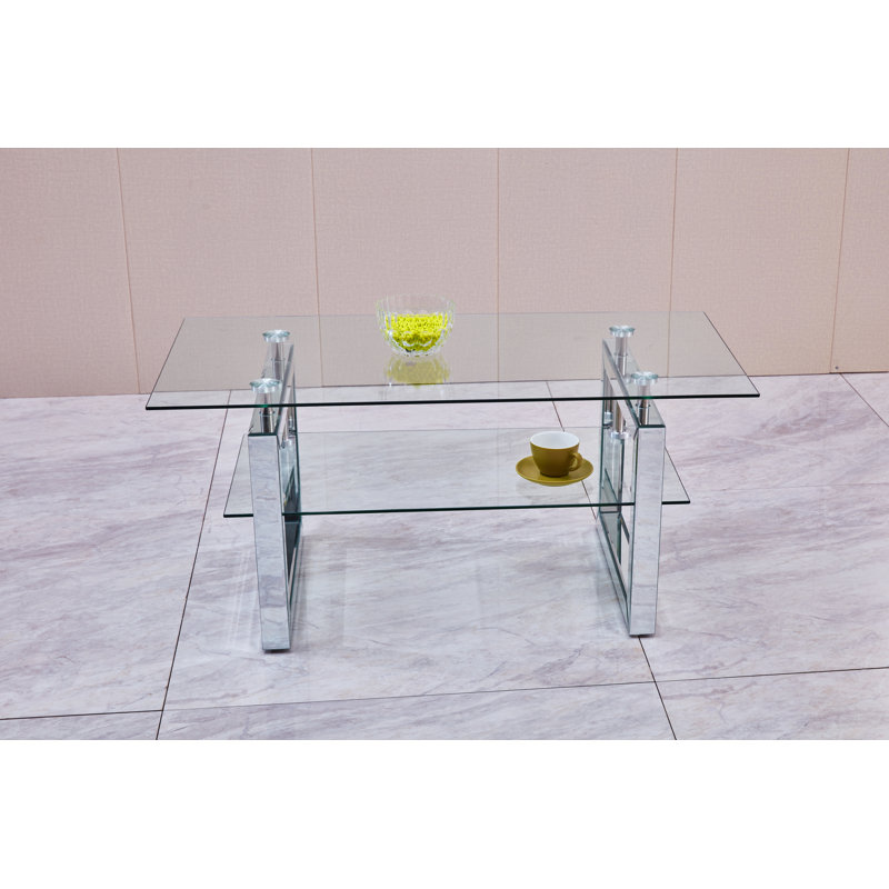 Marik Glass Top Single Coffee Table