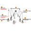 Currier 6 - Light Unique/Statement Chandelier