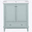 Meuble-lavabo multifonctionnel avec portes et tiroir 30 po-1902396863