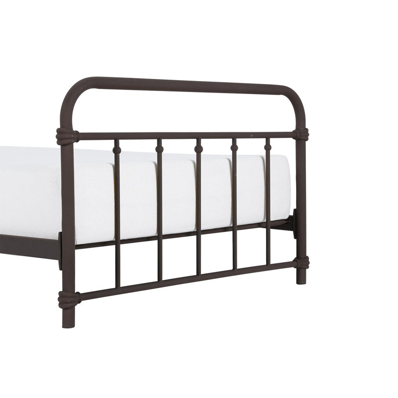 Aanya Bed, Single (3'), Classic Steel Grey Performance Velvet