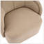 Chaise d'appoint courbée avec coussin moelleux intégré pour un confort ultime et un design moderne-130788002