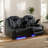 Drady 3 - Piece Breathing Leather Power Reclining Living Room Set with LED & Reading Lighting and Wireless Charger