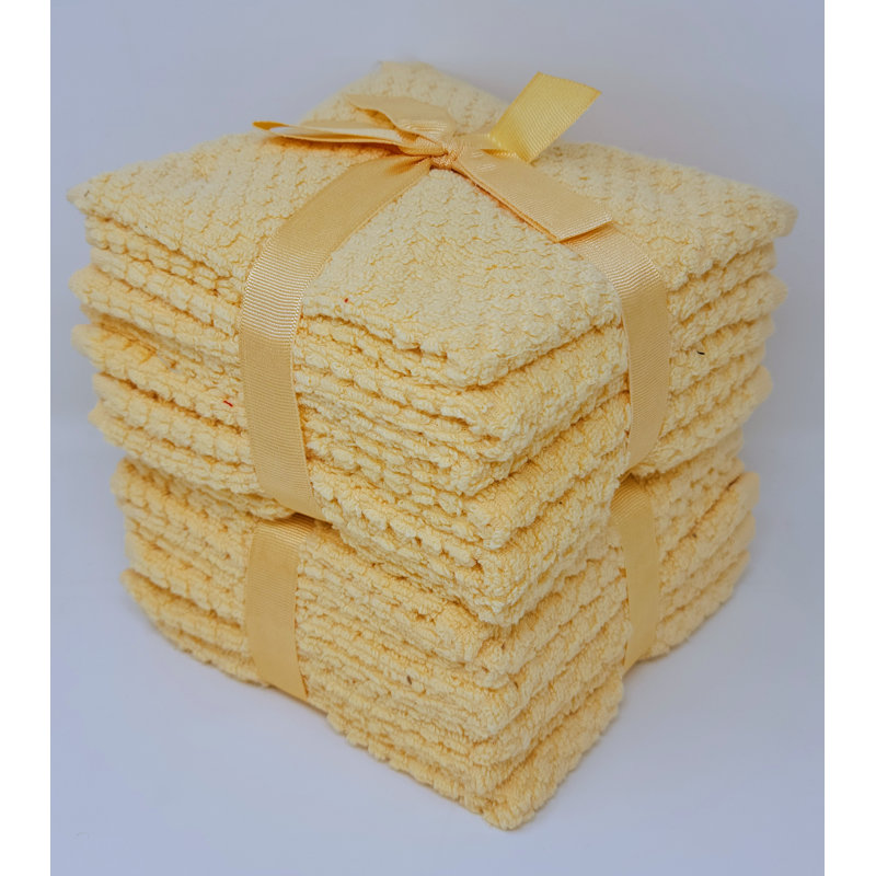 Withernsea Cotton Washcloth, Sunshine