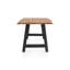 Chantey Acacia Solid Wood Top Metal Base Dining Table-16274544