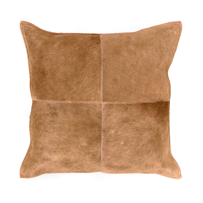 Canada Natural Hide Throw Pillow