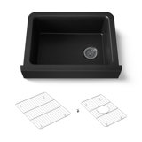Cairn 29-3/4 In. Undermount Single-Bowl Farmhouse Kitchen Sink With Short Apron
