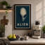 Modern Alien Portrait Minimalist - Wrapped Canvas-1688973988-1688973997