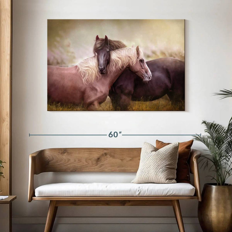 Brampt Illustrative Romantic Horse, 32" H x 48" W