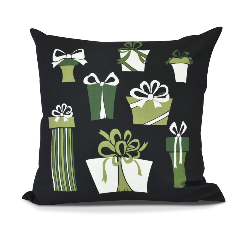 Housse et insert de coussin Holiday Holiday Essence, 16 po x 16 po, Noir