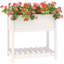 Aalap Wood Raised Garden Bed-1019041433-1019041424