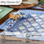 Ensemble de 4 serviettes de table Patricia Geo-417412199-417412200