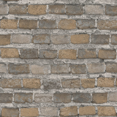 Non-Pasted Brick Wallpaper Roll