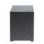 Table d'appoint en fer avec porte-réservoir en fer brun et doré, structure thermolaquée, hauteur 19,57 po x profondeur 15,2 po, design moderne brun et or, l 15,2 po x P 15,2 po x P 19,57 po-131377575