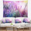 Tapisserie lavande et florale en fleur-28501814