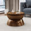 Table basse en métal martelé-802684464
