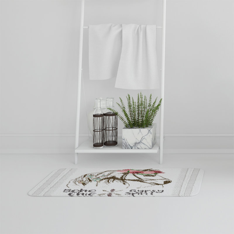 Pepe Memory Foam Non-Slip Bath Mat