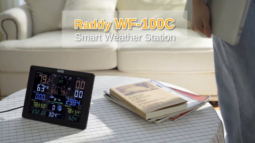 Raddy WF-100C 14-IN-1 Weather Stations Wireless Indoor Outdoor