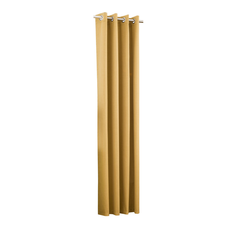 Ensemble de 2 rideaux occultants Solar Max, Moutarde