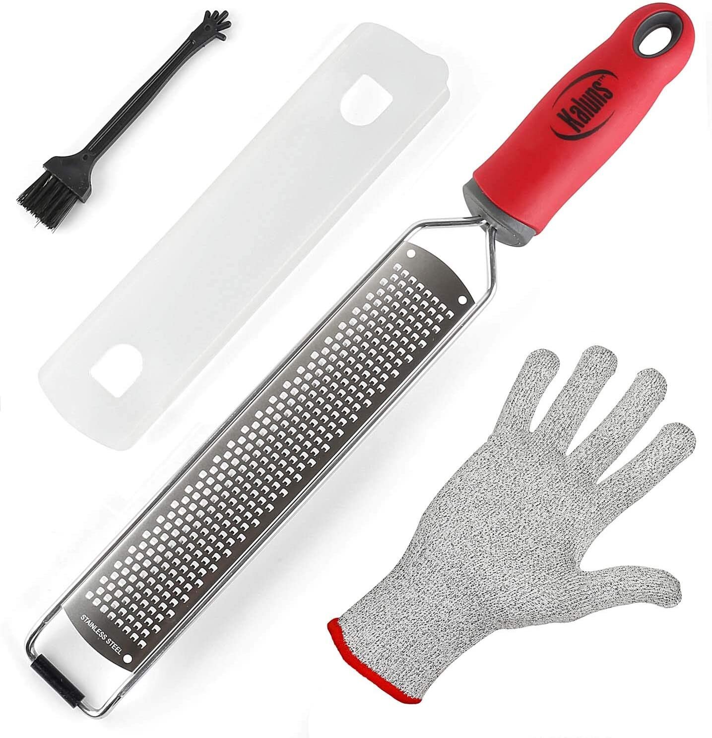 Press Hand Grater, Handheld Shredder Stainless Steel Razor Sharp Blades,  Non-slip & Soft Grip, Medium Shred Ideal For Cheese, Fruits, Root Vegetables,  Nuts, Parmesan Cheese & More. Design Line.