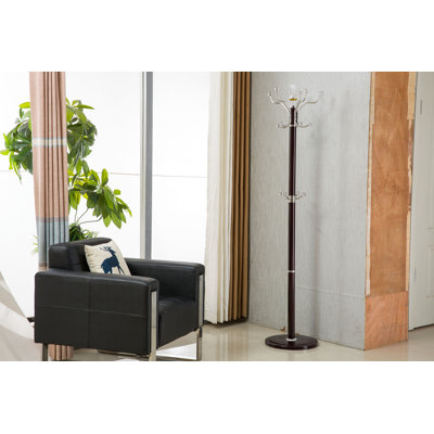 Fenstermacher Marble Freestanding Coat Rack