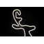 73 x 40 cm Reindeer Neon Effect Rope Light Silhouette with 90 LEDs for Indoor and Outdoor Christmas Display-233504561