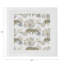 Serviettes de table en satin de coton Leopard Walk-557044225