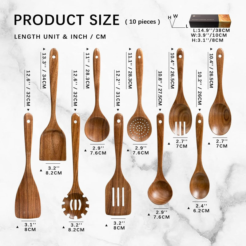 Non stick pot cooking utensil set