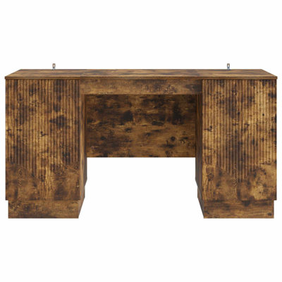  Desk With Shelf With Storage With Door Engineered Wood Furniture Sets