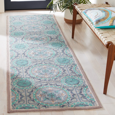 Childers Hand Hooked Performance Geometric Rug