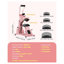 Presse à chaud rose avec 4 plateaux interchangeables pour capuchons et accessoires Pink Hat