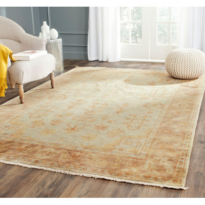 Oushak Hand Knotted Wool Oriental Rug