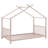 Twin Size Metal House Platform Bed-347944865