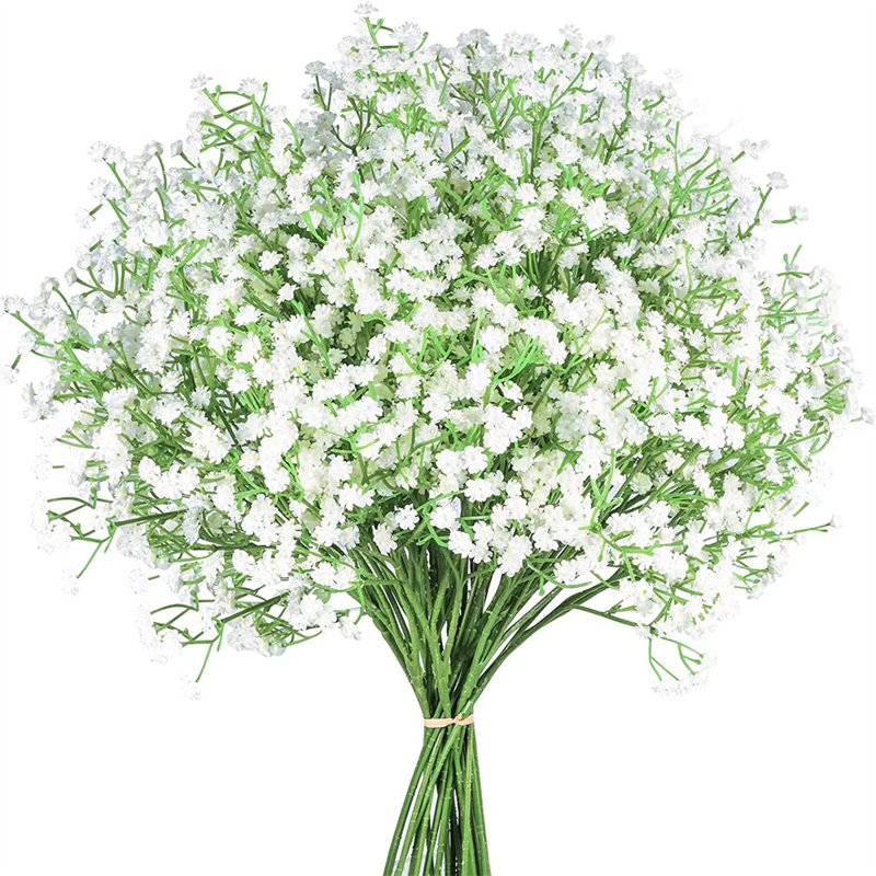 Baby's Breath Arrangement, White/Green