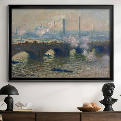 Pont Waterloo, effet de soleil - Claude Monet - Toile tendue avec châssis, 1903