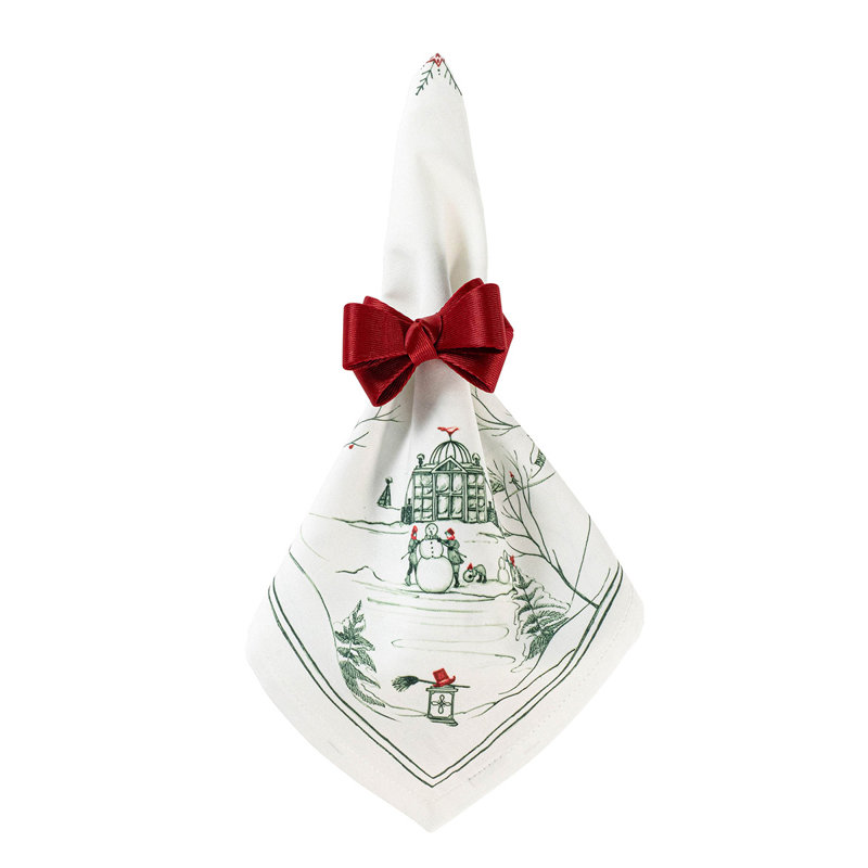 Country Estate Harvest Napkin, Evergreen