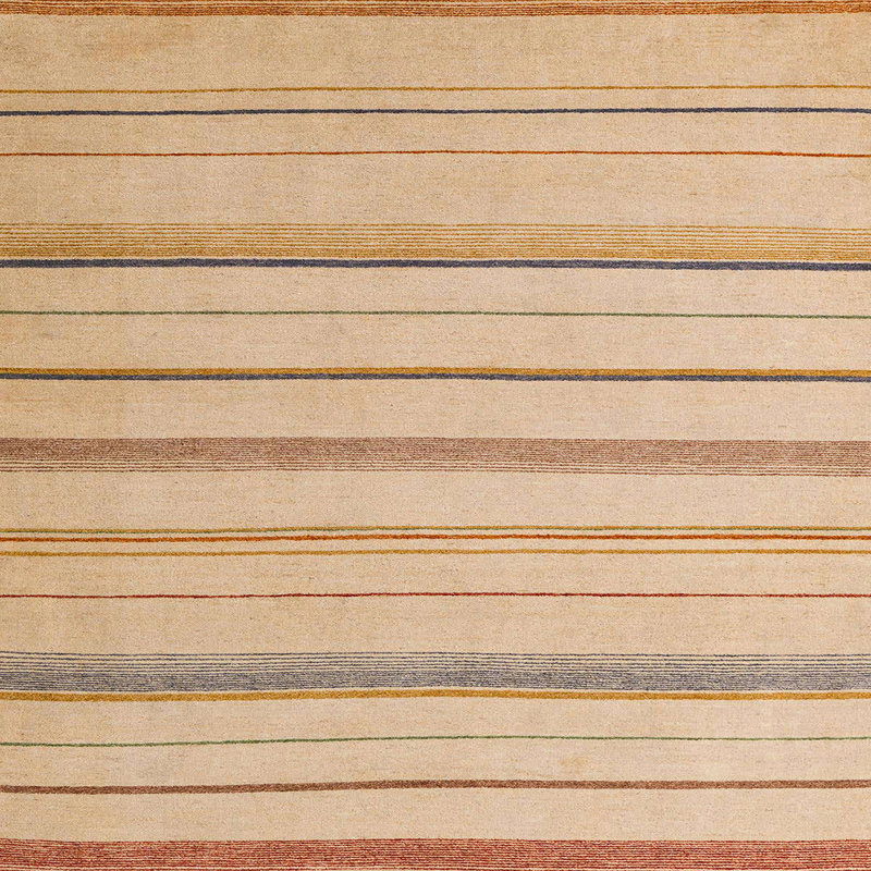 Tapis abstrait moderne 4700, Carré 7 pi