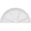 Demi-cercle à front à 4 branches en PVC de qualité architecturale-41863274