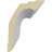 SAMPLE - Endurathane Springtime Crown Moulding, 11 3/8"H x 8 1/8"P x 13 7/8"F x 12"L, (3" Repeat)