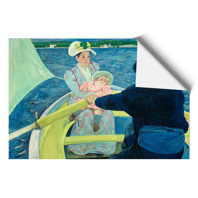 The Boating Party by Mary Cassatt - No Frame Painting, 42cm H x 59cm W x 0.1cm D