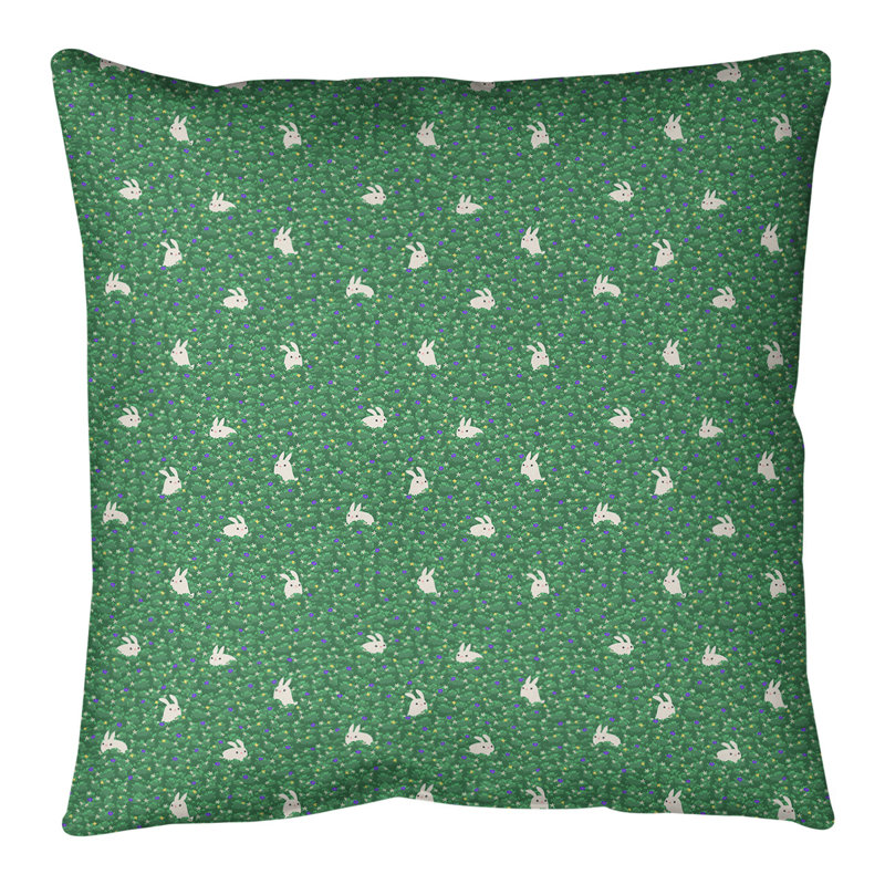 Coussin de sol Katelyn Elizabeth, 36 po x 36 po, Vert