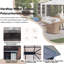 10x12 Hardtop Metal Gazebo with Mosquito Nets,Galvanized Steel Frame and Polycarbonate Roofing