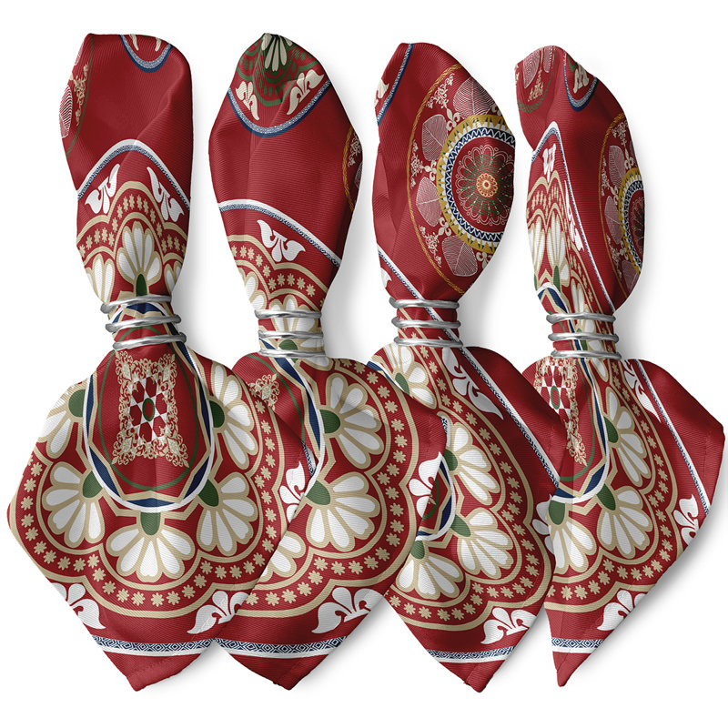 Serviette 22 po Harrel, Rouge