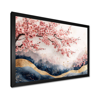 Fleur de cerisier de Chine, poésie des pétales II - art mural fleur de cerisier