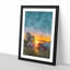 Sunrise Behind the Trees - Framed Print-56920754-56920760