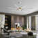 Feleshia 72'' 8-Blade Reversible Ceiling Fan with Remote Control and LED Light
