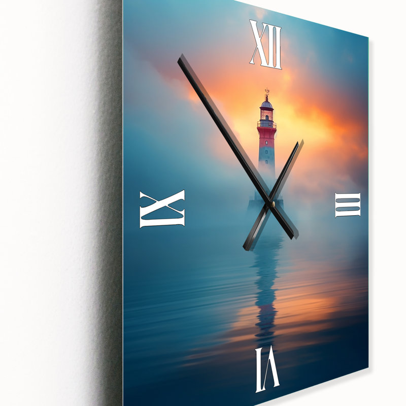 Horloge murale moderne Serene, Moyen